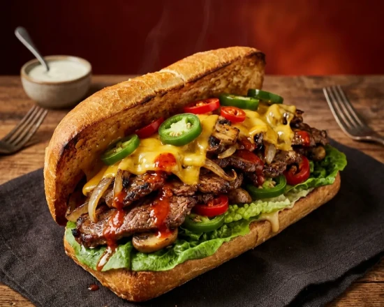 Spicy Cheese Steak